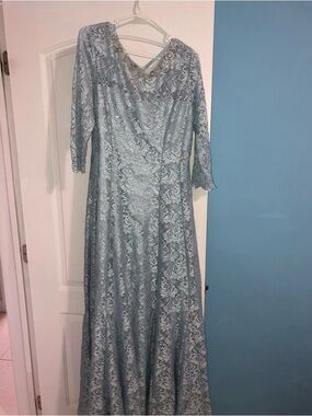 Light Blue Lace dress / Gown